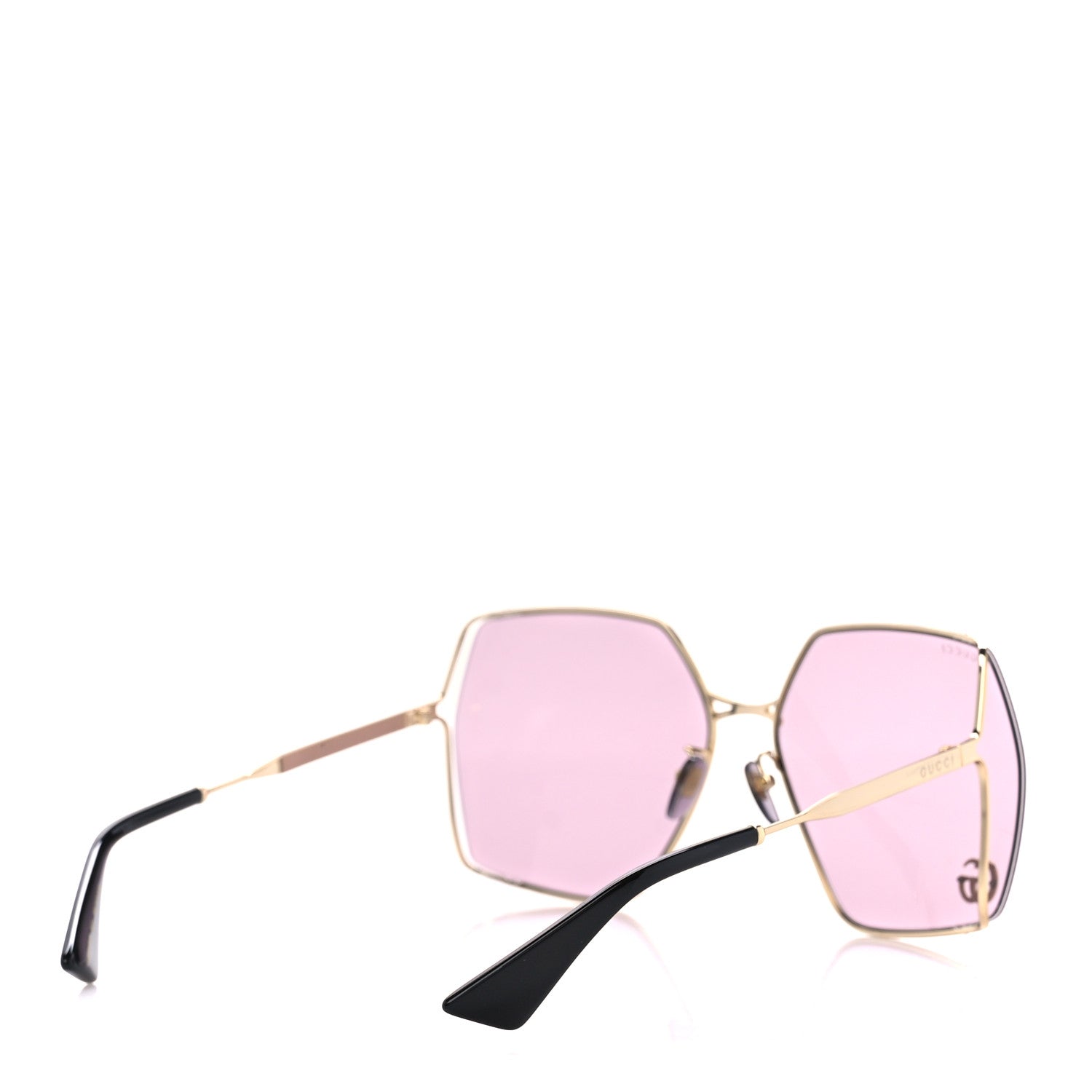 Gucci Oversized Sunglasses GG0817S Purple Gold 4 of 8