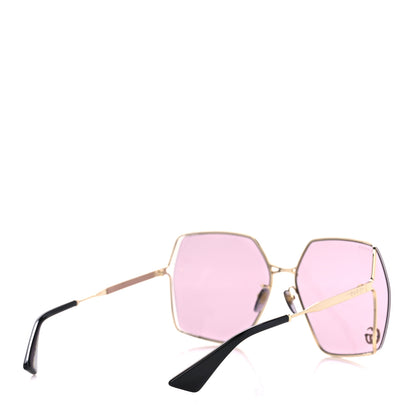 Gucci Oversized Sunglasses GG0817S Purple Gold 4 of 8