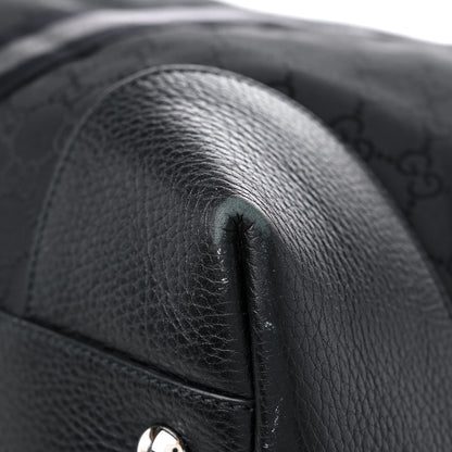 Gucci Nylon Monogram XL Duffle Bag Black 9 of 14