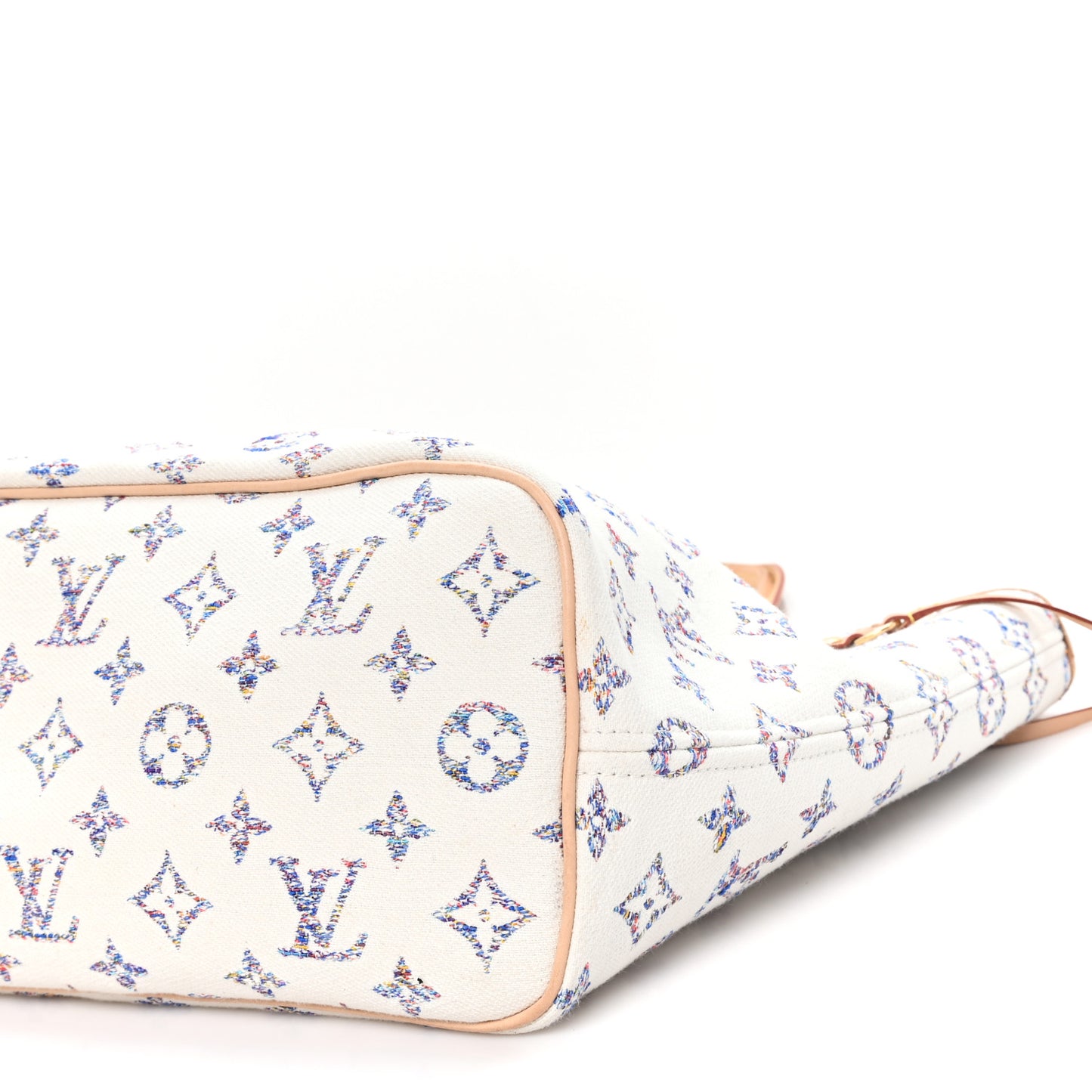 Monogram Jacquard Neverfull MM Multicolor Beige