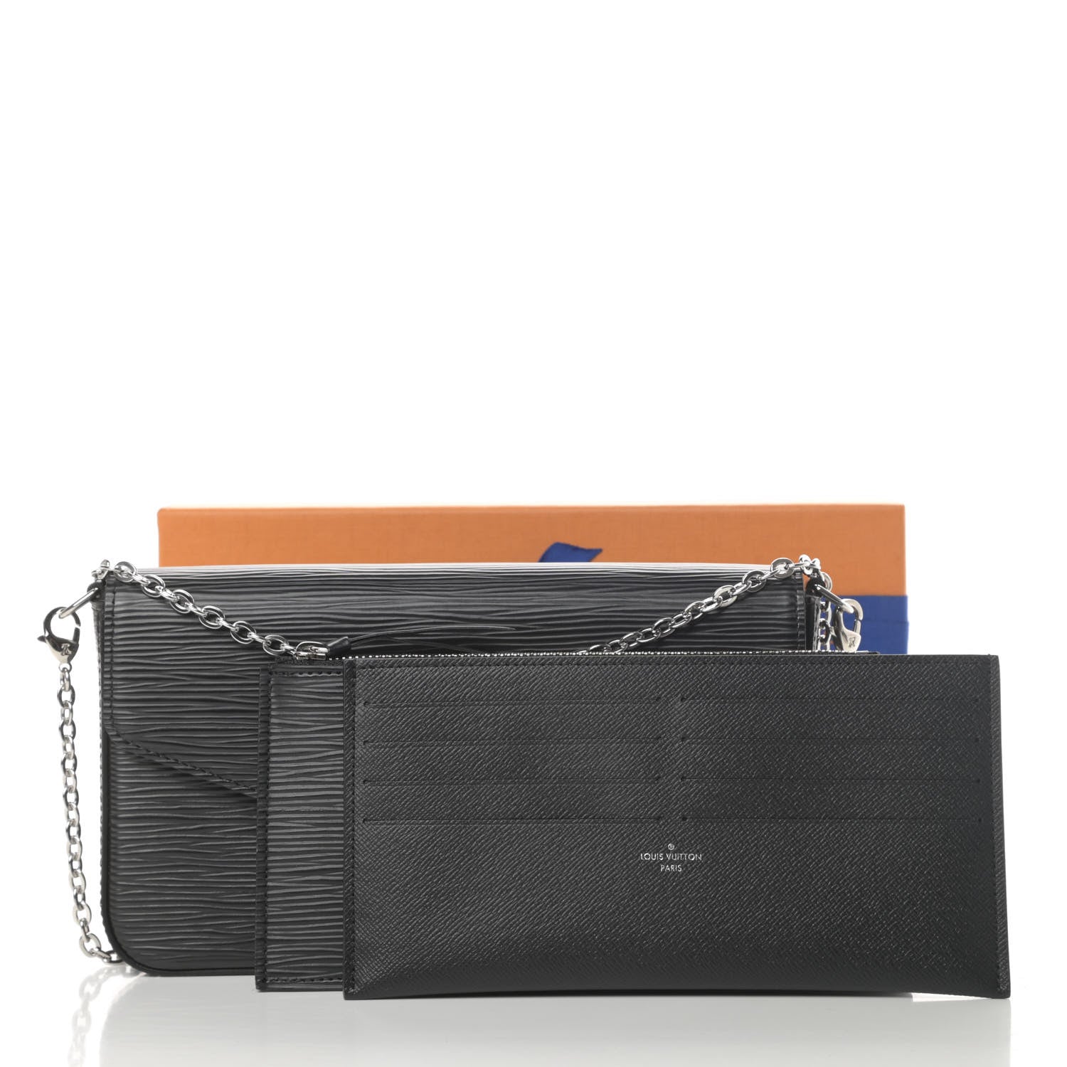 Louis Vuitton Epi Pochette Felicie Black 14 of 14