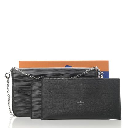 Louis Vuitton Epi Pochette Felicie Black 14 of 14