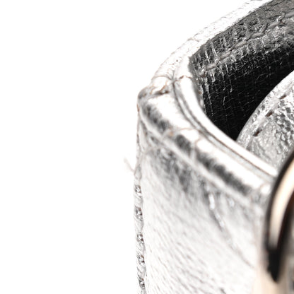 Christian Dior Metallic Grained Calfskin Cannage Small Lucky Badges My Lady Dior Silver 11 of 13