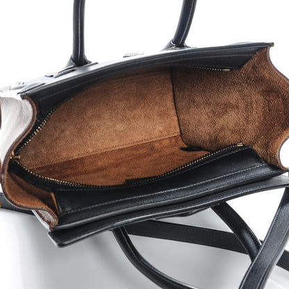 Celine Smooth Drummed Calfskin Nano Tri-Color Luggage Indigo 5 of 6
