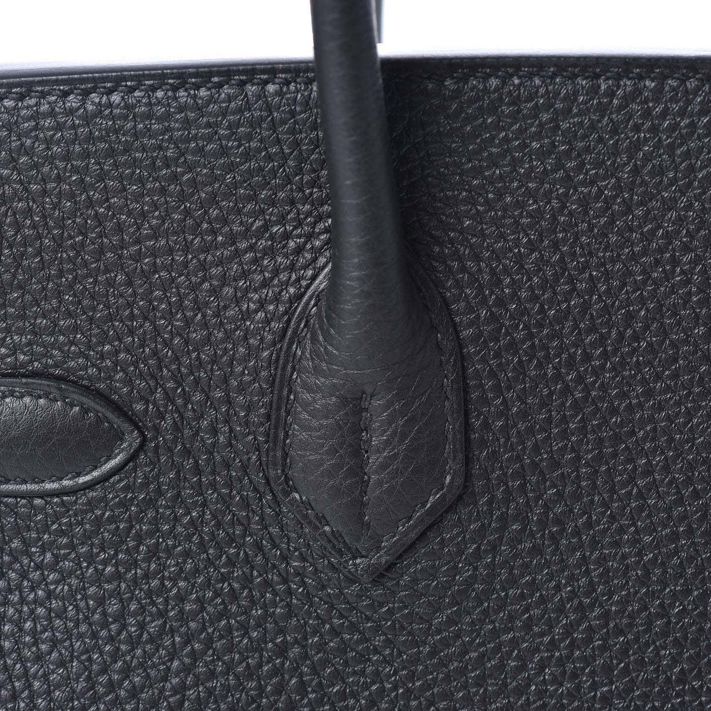 Togo Horseshoe Birkin 30 Black Etoupe