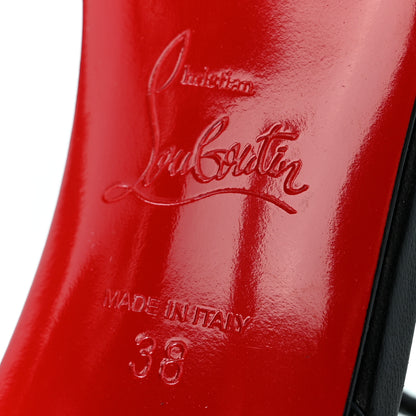 Christian Louboutin Nappa Loubi Girl 100 Sandals  38 Black 7 of 9