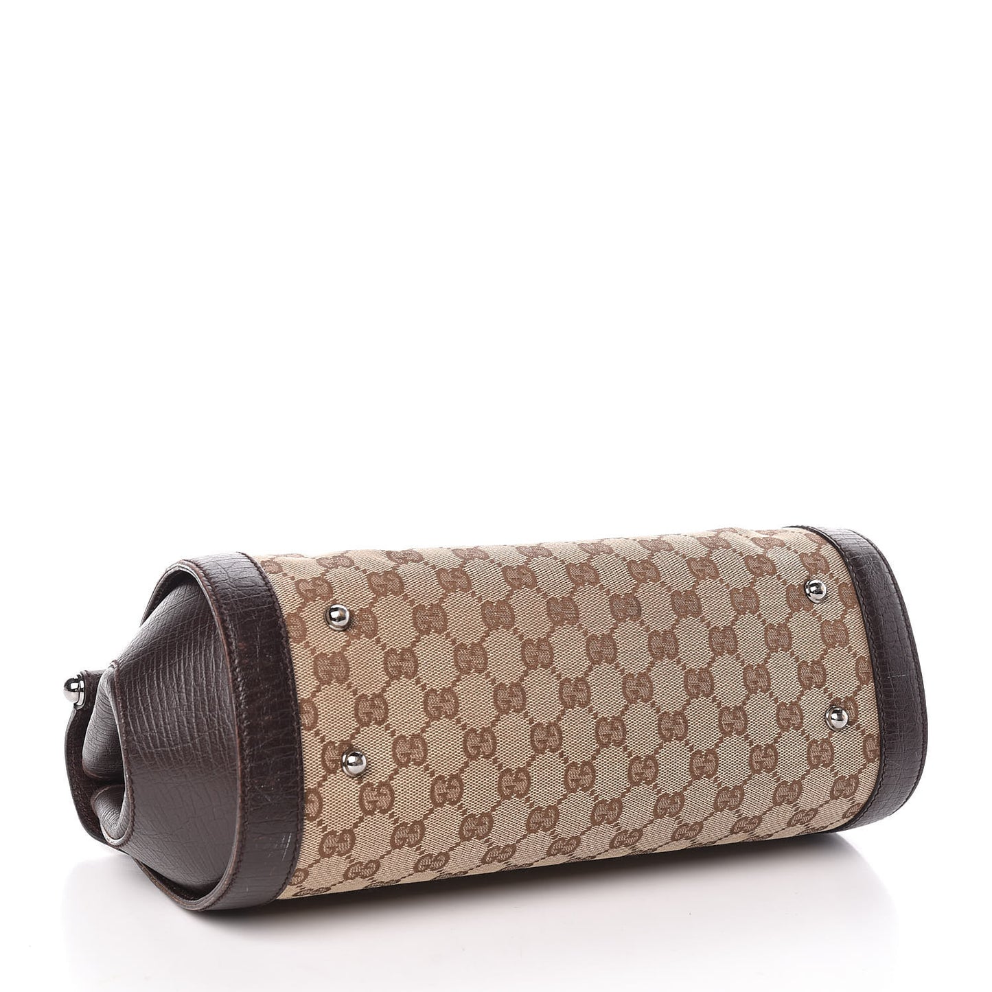 Monogram Bamboo Bullet Bag Dark Brown