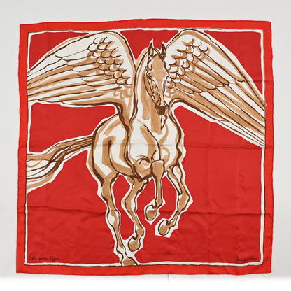 Hermes Silk Libre Comme Pegase Scarf 90 1 of 3