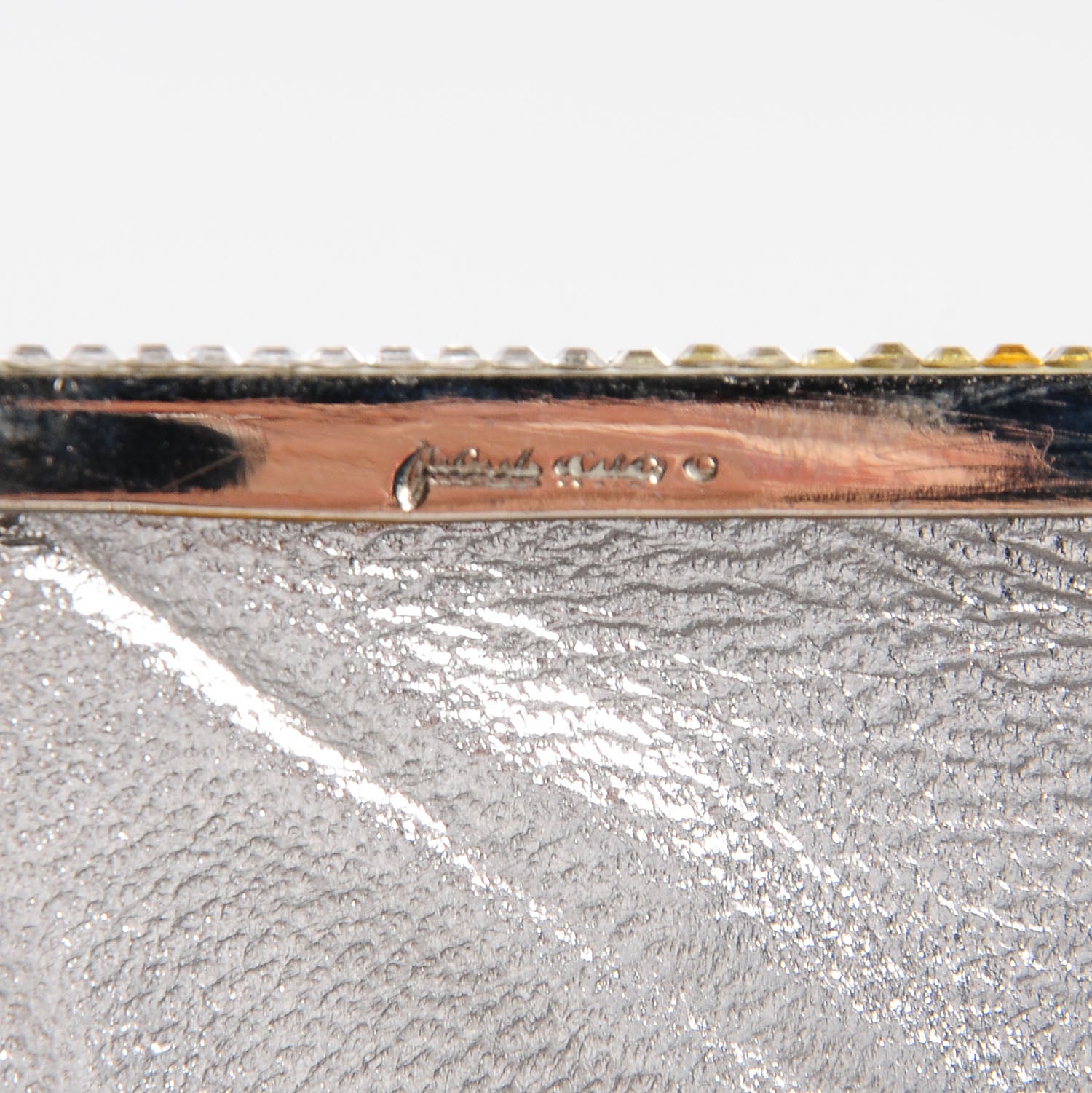 Judith Leiber Crystal Lemon Wedge Minaudiere Clutch 10 of 10