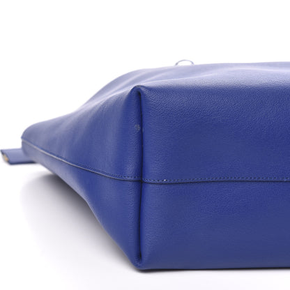 Saint Laurent Calfskin Large Shopping Tote Ultramarine 9 of 11