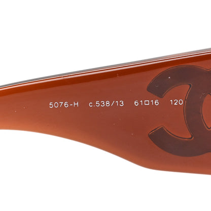 Chanel Mother of Pearl Sunglasses 5076-H Brown 6 of 6