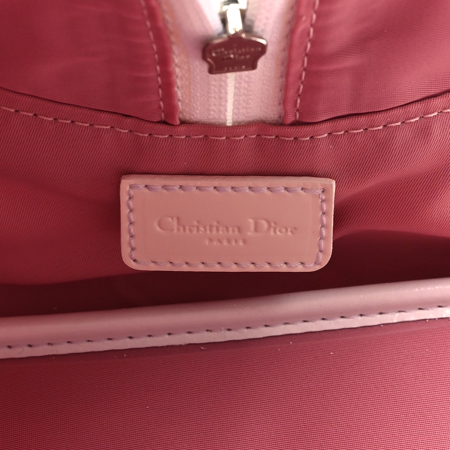 Monogram PVC Bowler Pink