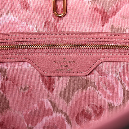 Louis Vuitton Monogram Articles de Voyage Ikat Neverfull MM Rose Velours 6 of 9