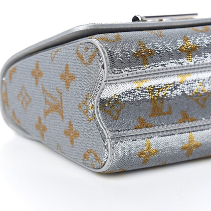 Louis Vuitton Sequins Monogram Twist Shoulder Bag PM Gold Silver 10 of 11