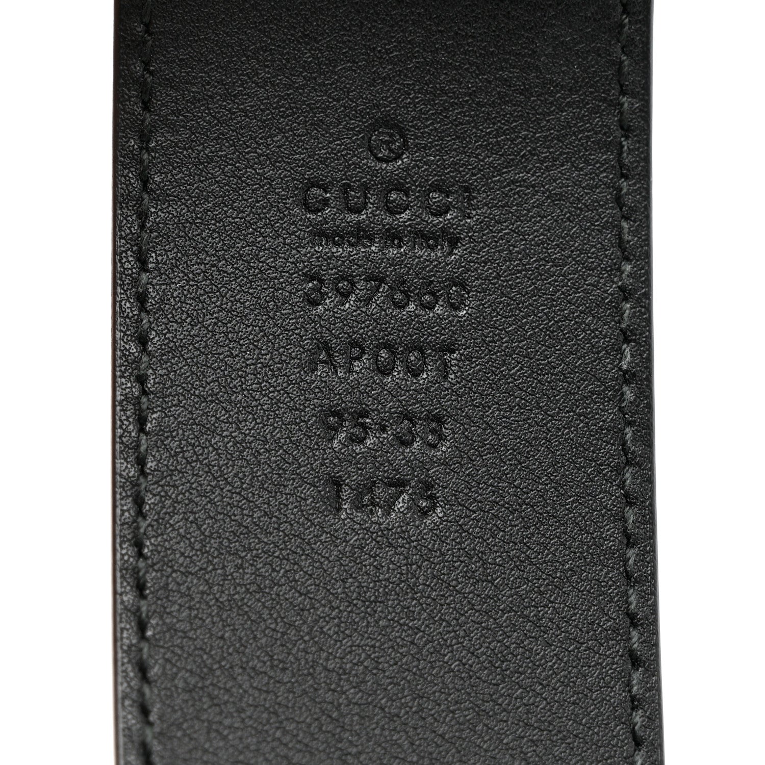 Gucci Calfskin Double G 40mm Belt 95 38 Black 3 of 6