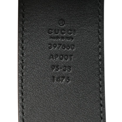 Gucci Calfskin Double G 40mm Belt 95 38 Black 3 of 6