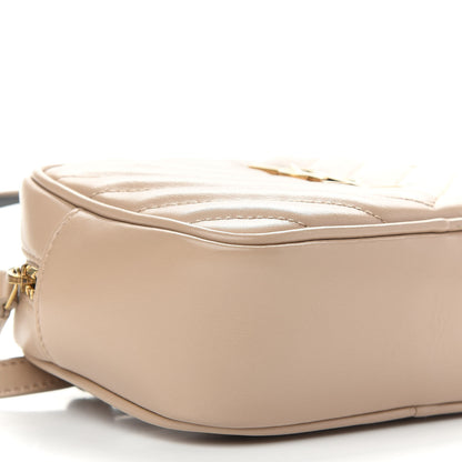 Saint Laurent Calfskin Matelasse Monogram Lou Belt Bag Dark Beige 8 of 9