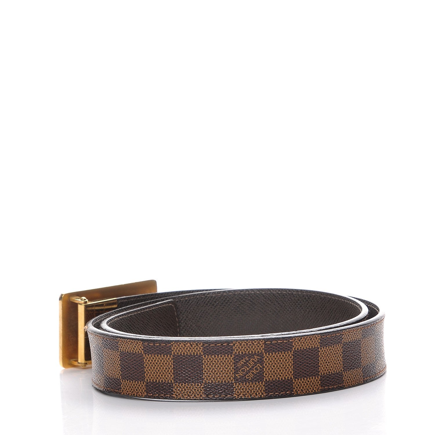 Louis Vuitton Damier Ebene 35mm Inventeur Reversible Belt 95 38 4 of 8