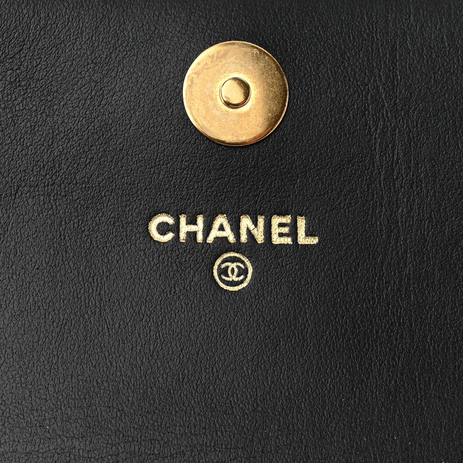 Chanel Lambskin Quilted Chanel 19 Flap Clutch Black 6 of 12