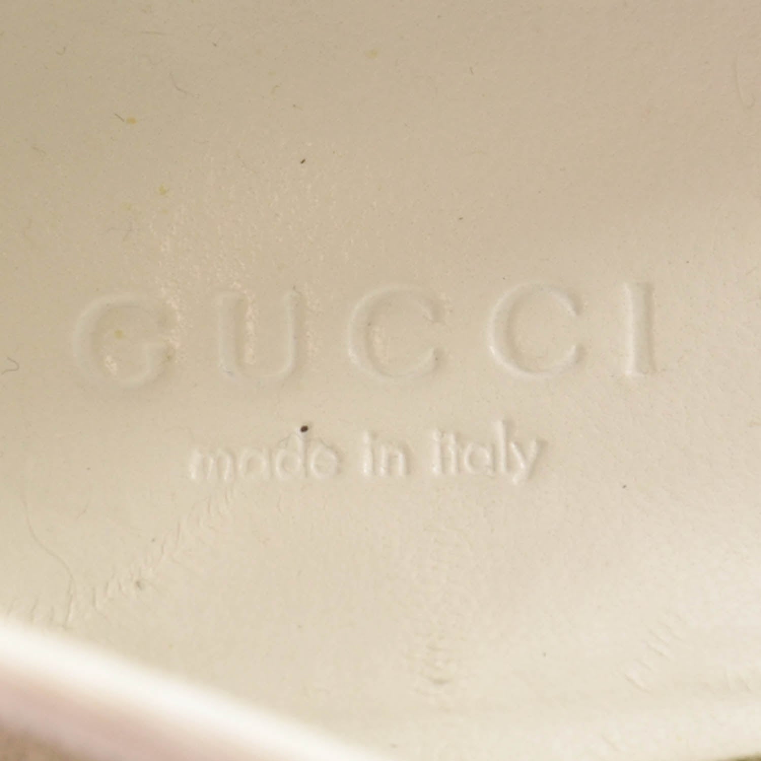 Gucci Monogram Canvas Lace Up Wedges 7.5 B 5 of 6