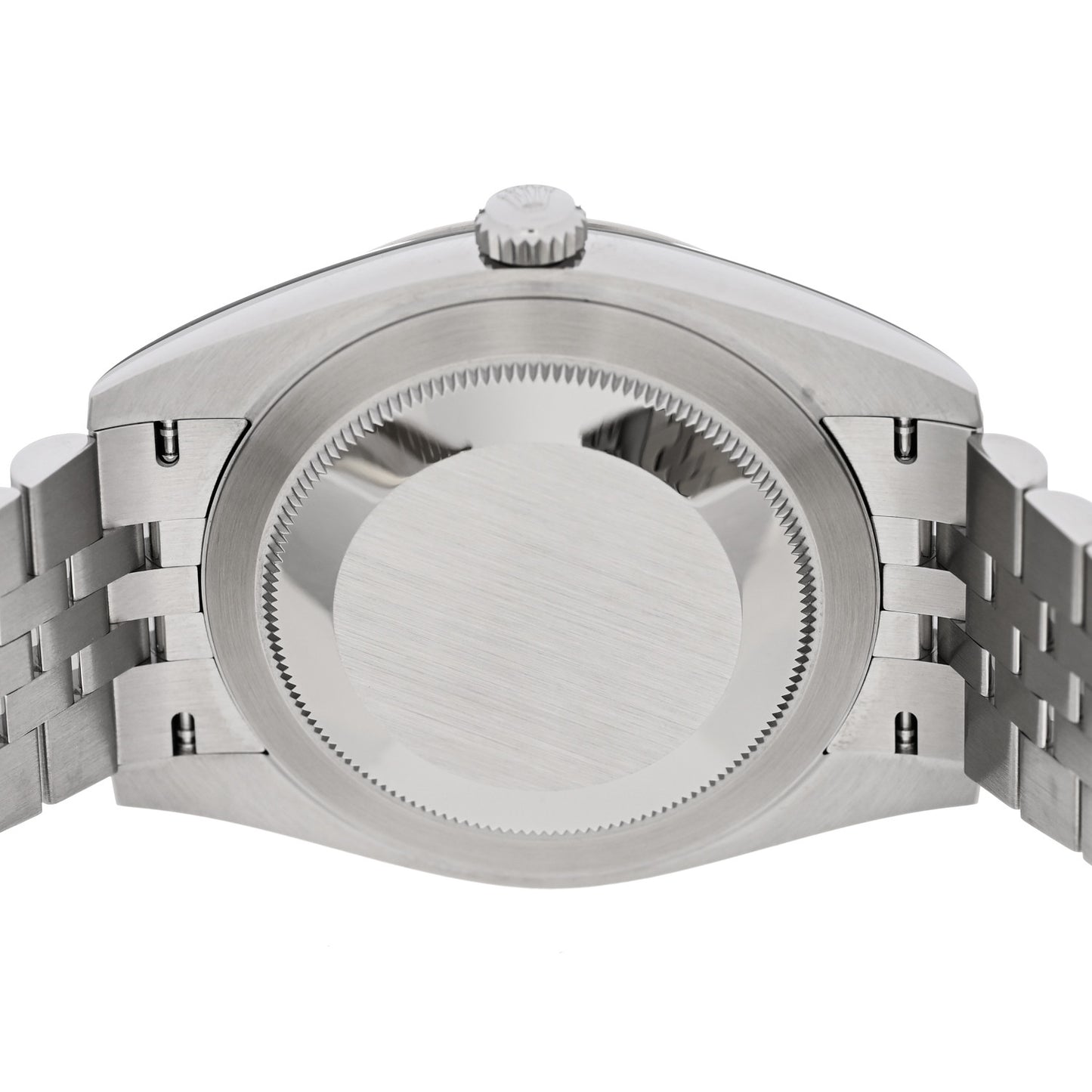 Stainless Steel 18K White Gold 41mm Oyster Perpetual Datejust Watch Bright Blue 126334