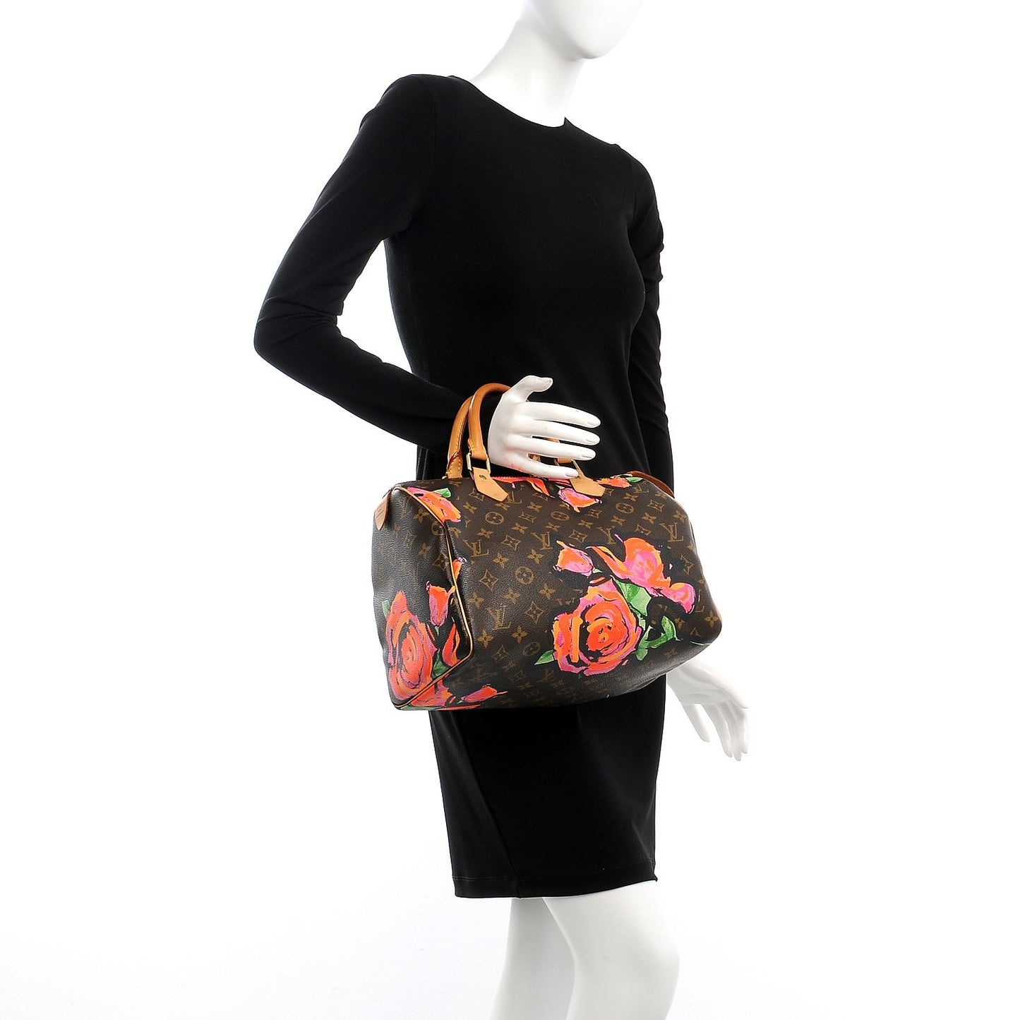 Monogram Roses Speedy 30