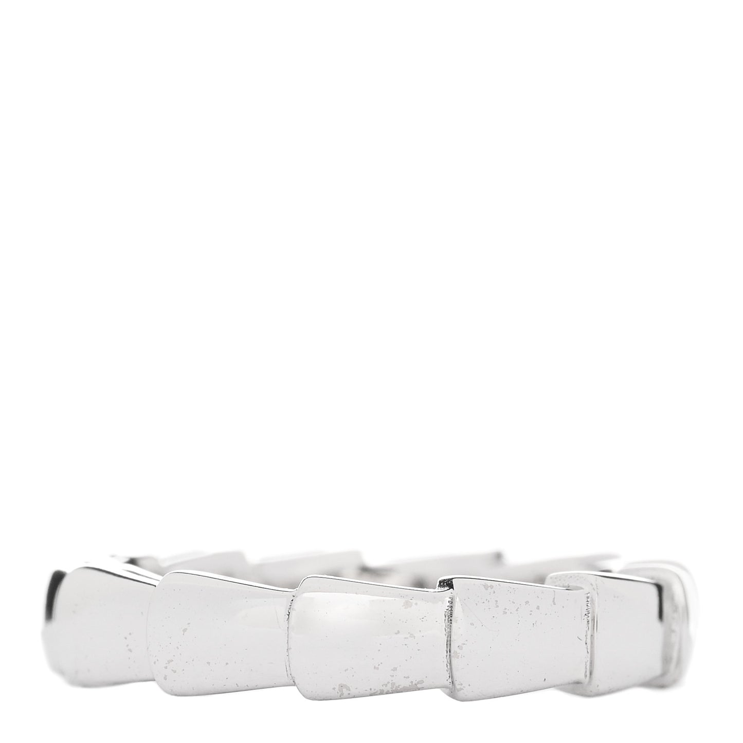 18K White Gold Serpenti Viper Band Ring 47 4.25