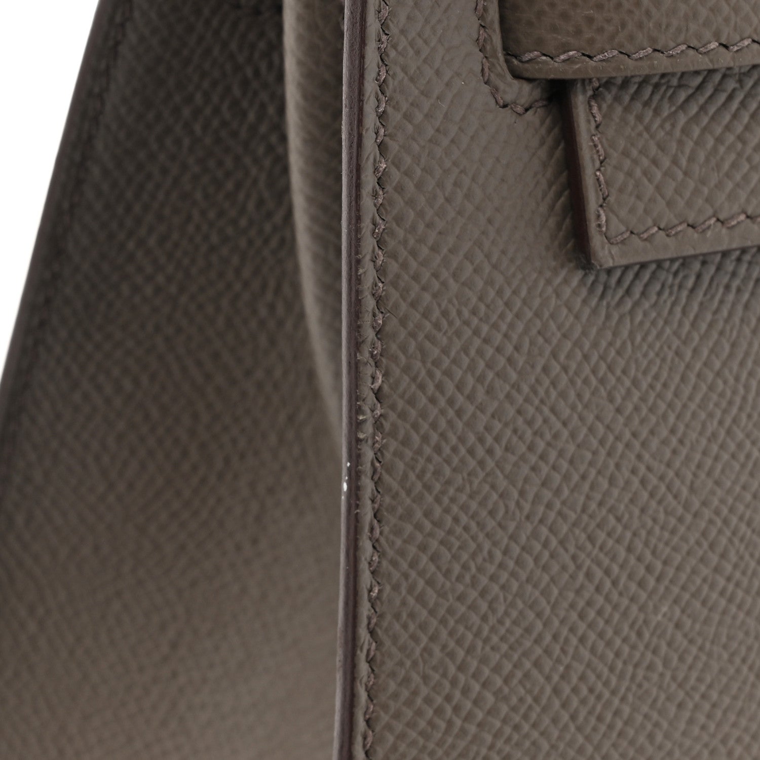 Hermes Epsom Kelly Sellier 25 Etain 16 of 17