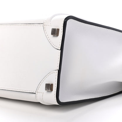 Celine Smooth Calfskin Micro Luggage White 7 of 7
