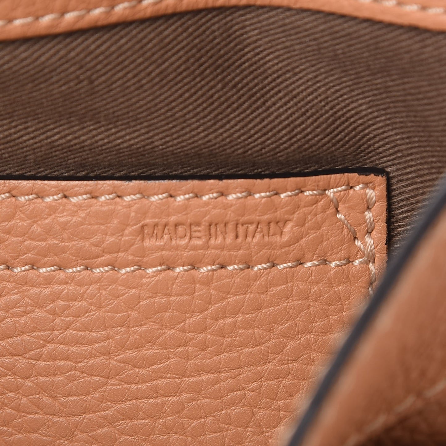 Calfskin Medium Marcie Round Crossbody Bag Nut