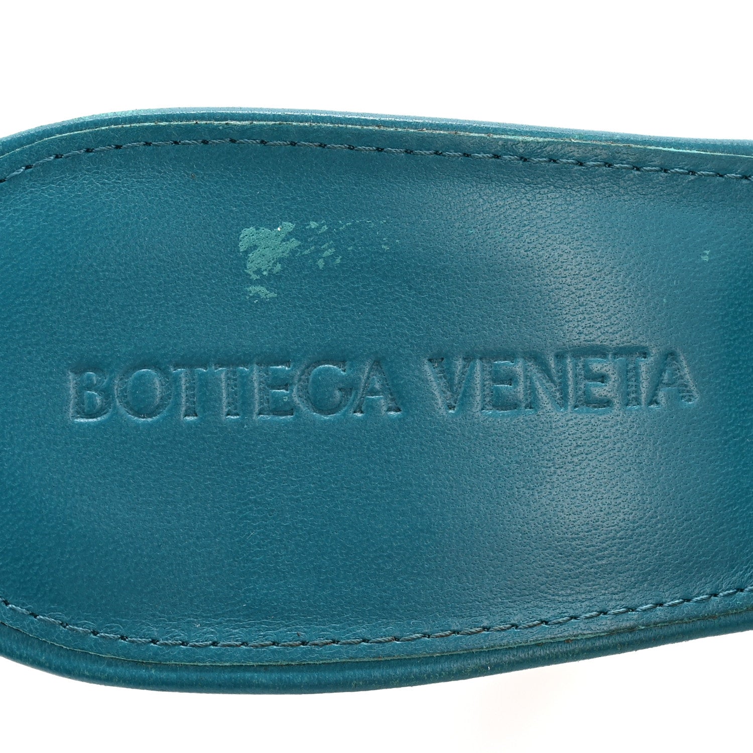 Bottega Veneta Nappa Maxi Intrecciato Lido 90mm Mule Sandals 39 Vintage Blue 8 of 8