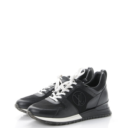 Louis Vuitton Calfskin Run Away Sneakers 39.5 Black 3 of 8