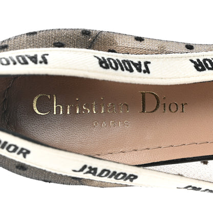 Christian Dior Plumetis Ribbon J'Adior 65mm Pumps 38.5 Black Nude 7 of 8