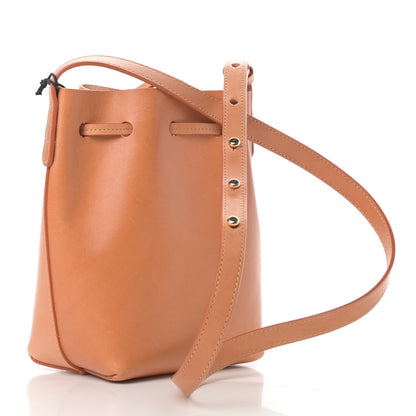 Mansur Gavriel Vegetable Tanned Calfskin Mini Mini Bucket Bag Cammello Sun 3 of 12