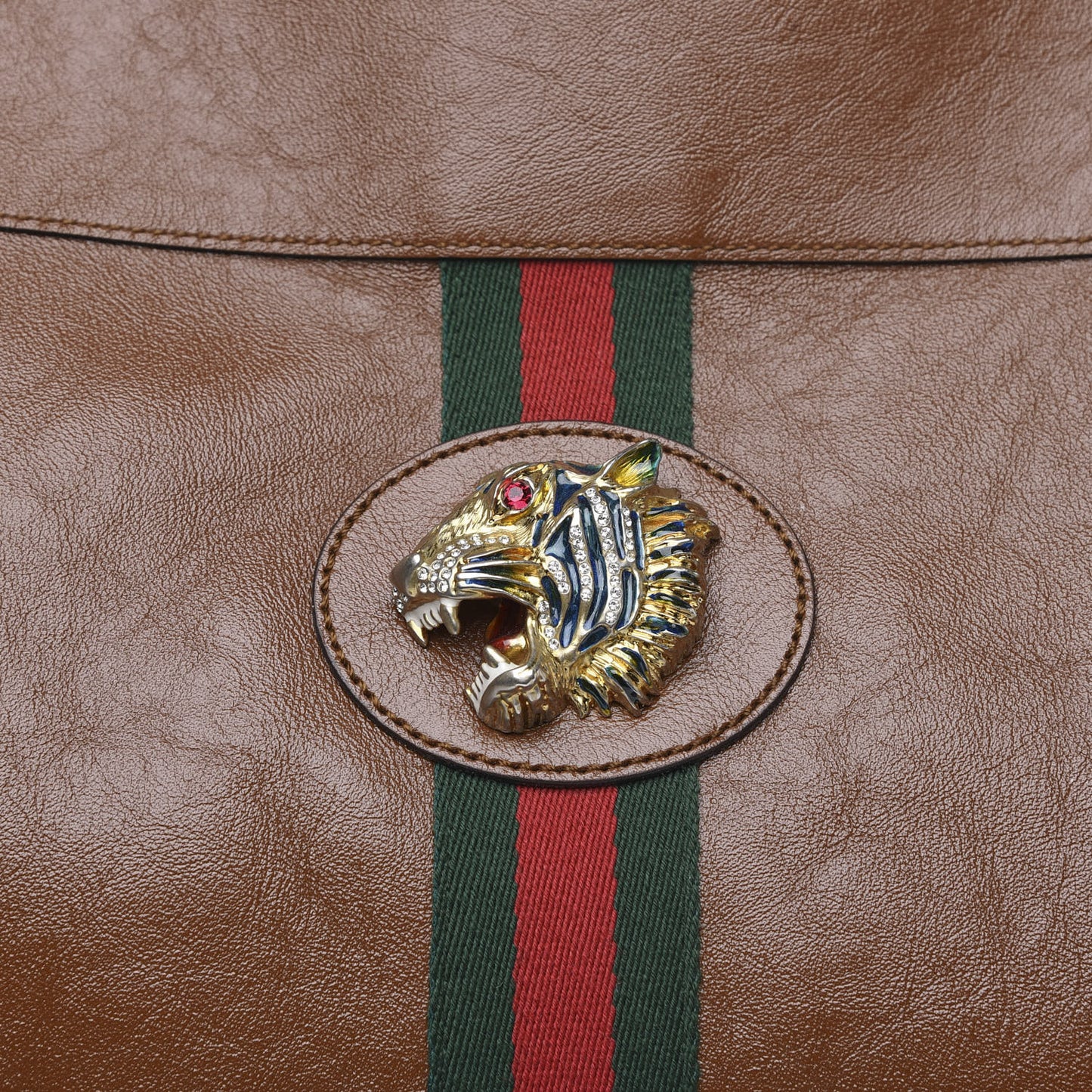 Calfskin Large Rajah Chain Tote Cuir
