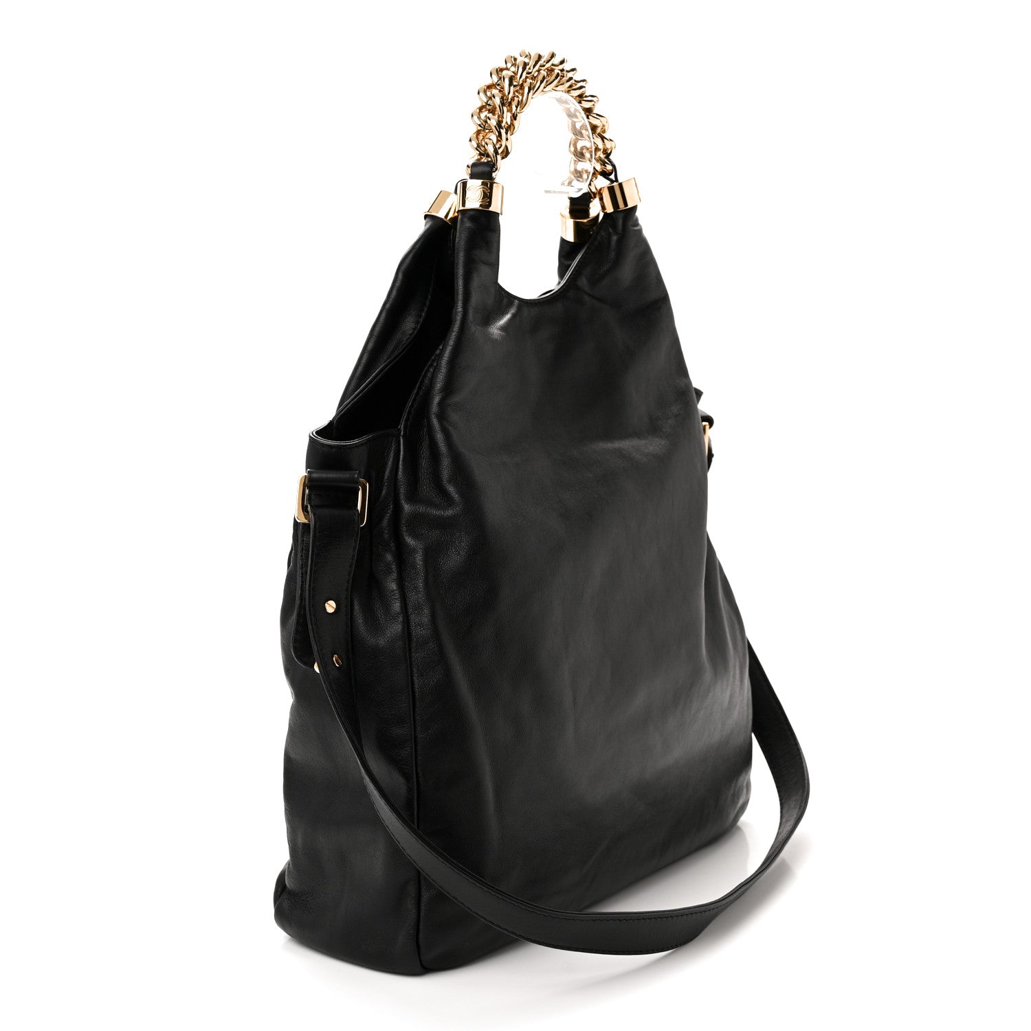 Chanel Lambskin Medium Rodeo Drive Tote Black 3 of 11