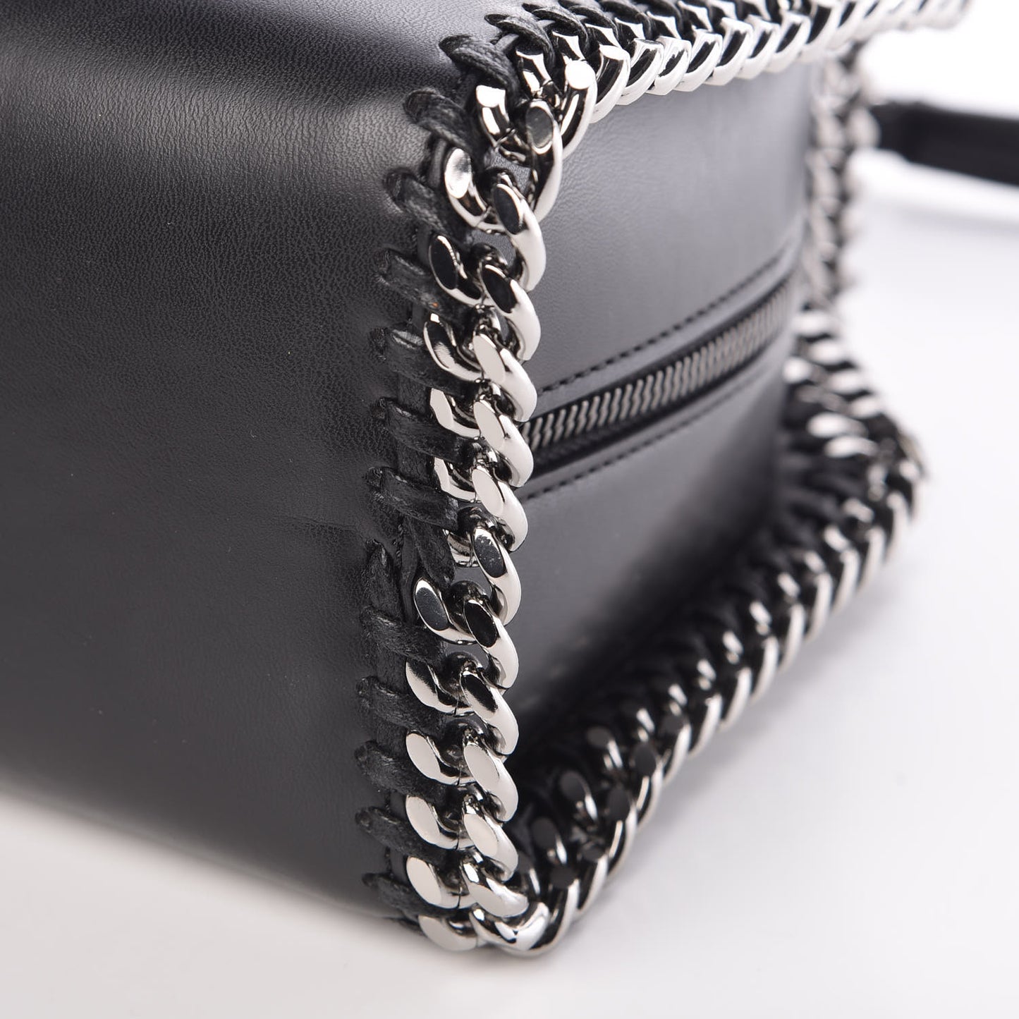 Eco Alter Nappa Mini Falabella Box Top Handle Bag Black