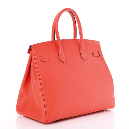 Hermes Epsom Birkin 35 Rose Jaipur 3 of 34