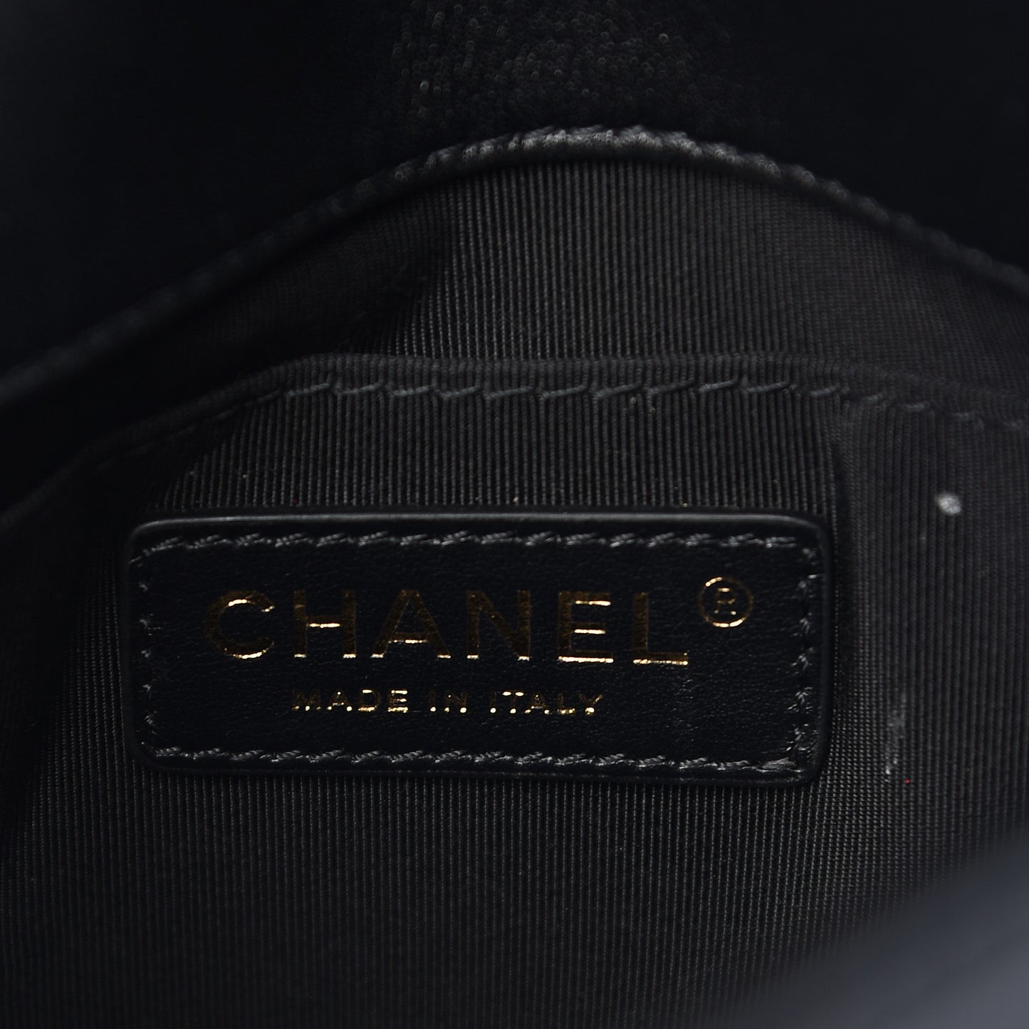 Calfskin Stitched Small Covered CC Flap Bag Black
