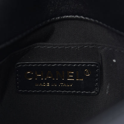 Chanel Calfskin Stitched Small Covered CC Flap Bag Black 6 of 11