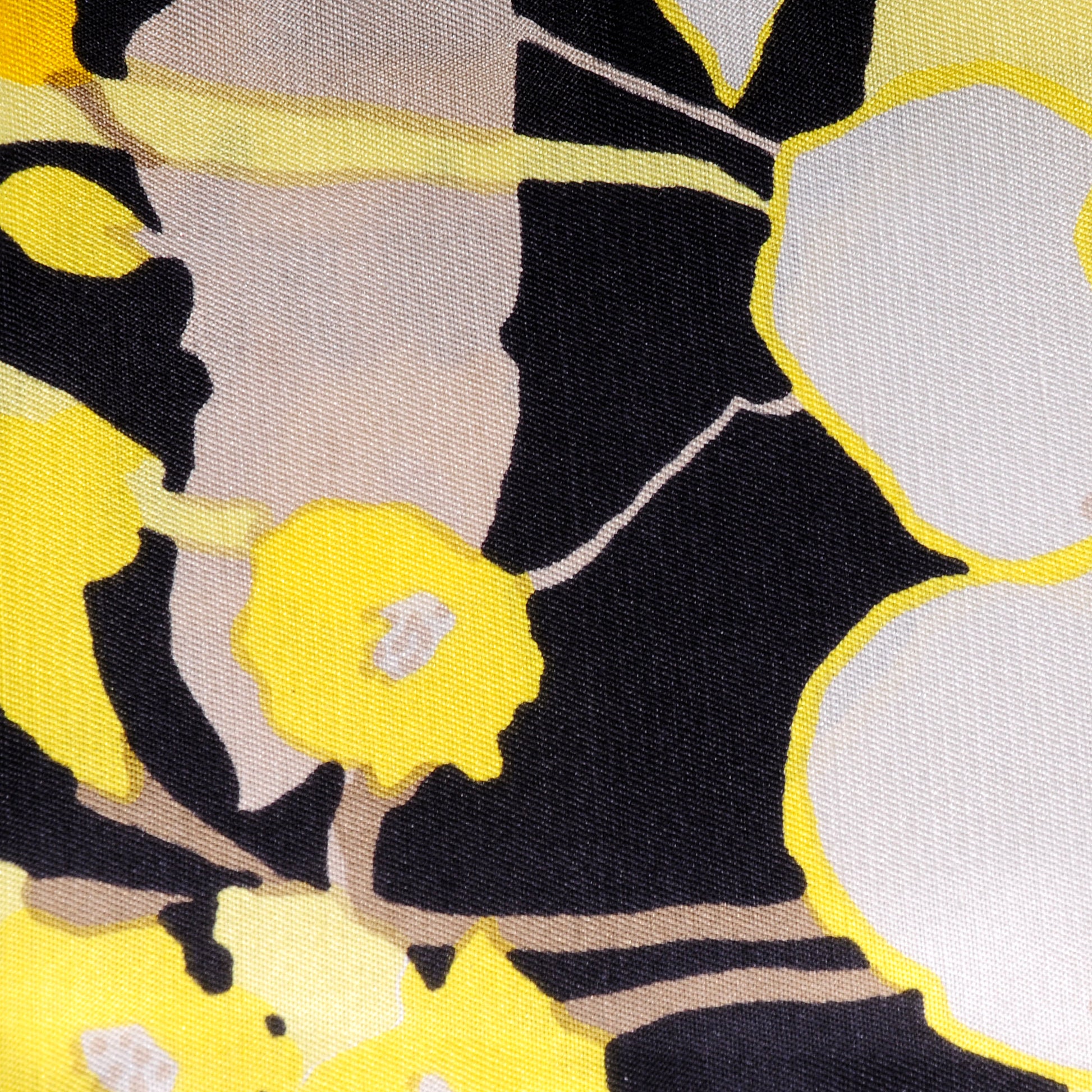 Louis Vuitton Silk Hibiscus Bandeau Yellow 4 of 6