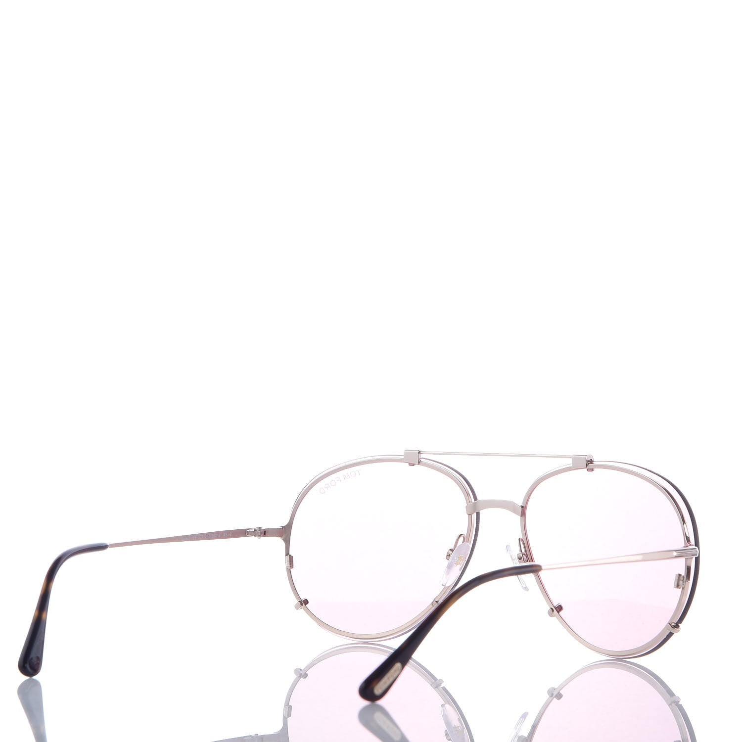 Tom Ford Oval Dickon Sunglasses TF 527 Pink 4 of 8