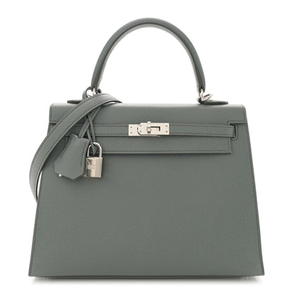 Hermes Epsom Kelly Sellier 25 Vert Amande 1 of 13