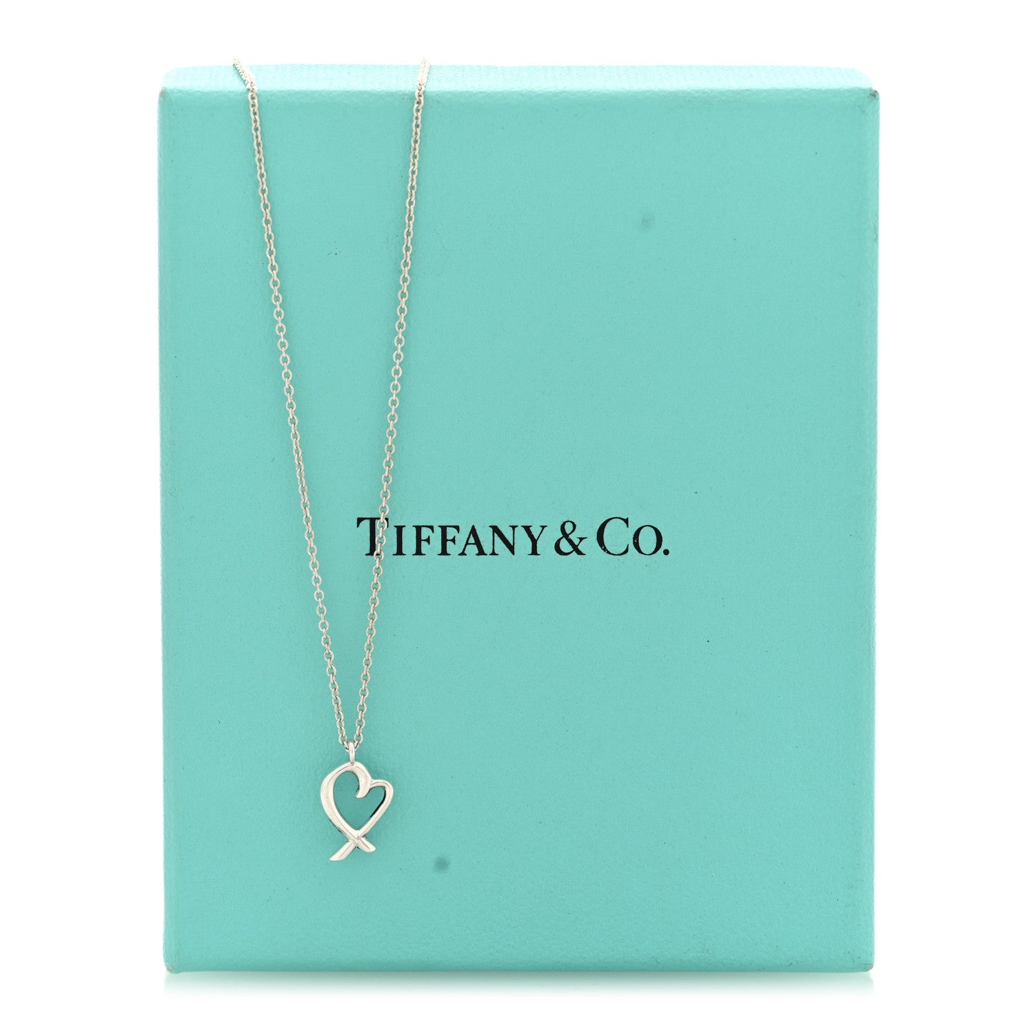 Tiffany Sterling Silver Mini Paloma Picasso Loving Heart Drop