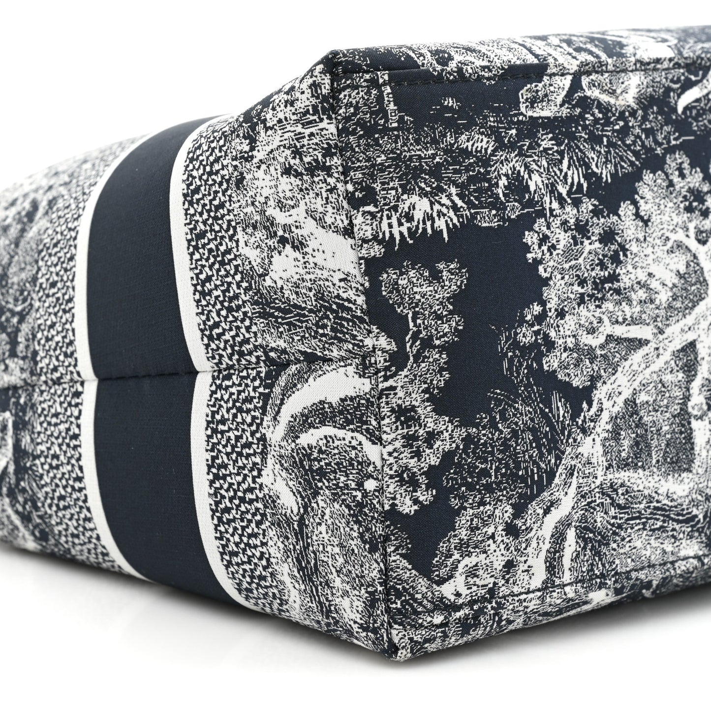 Technical Fabric Toile De Jouy DiorTravel Nomad Pouch Blue