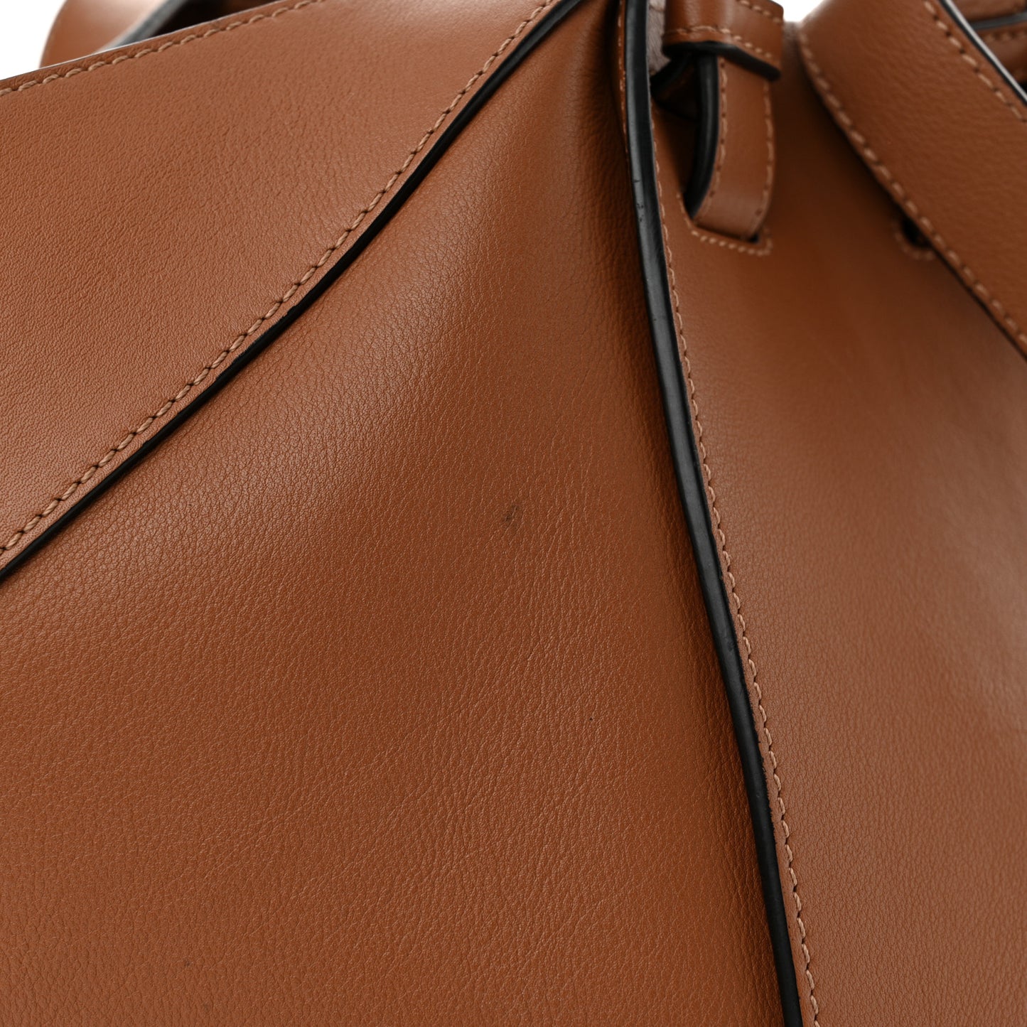 Calfskin Small Hammock Shoulder Bag Tan