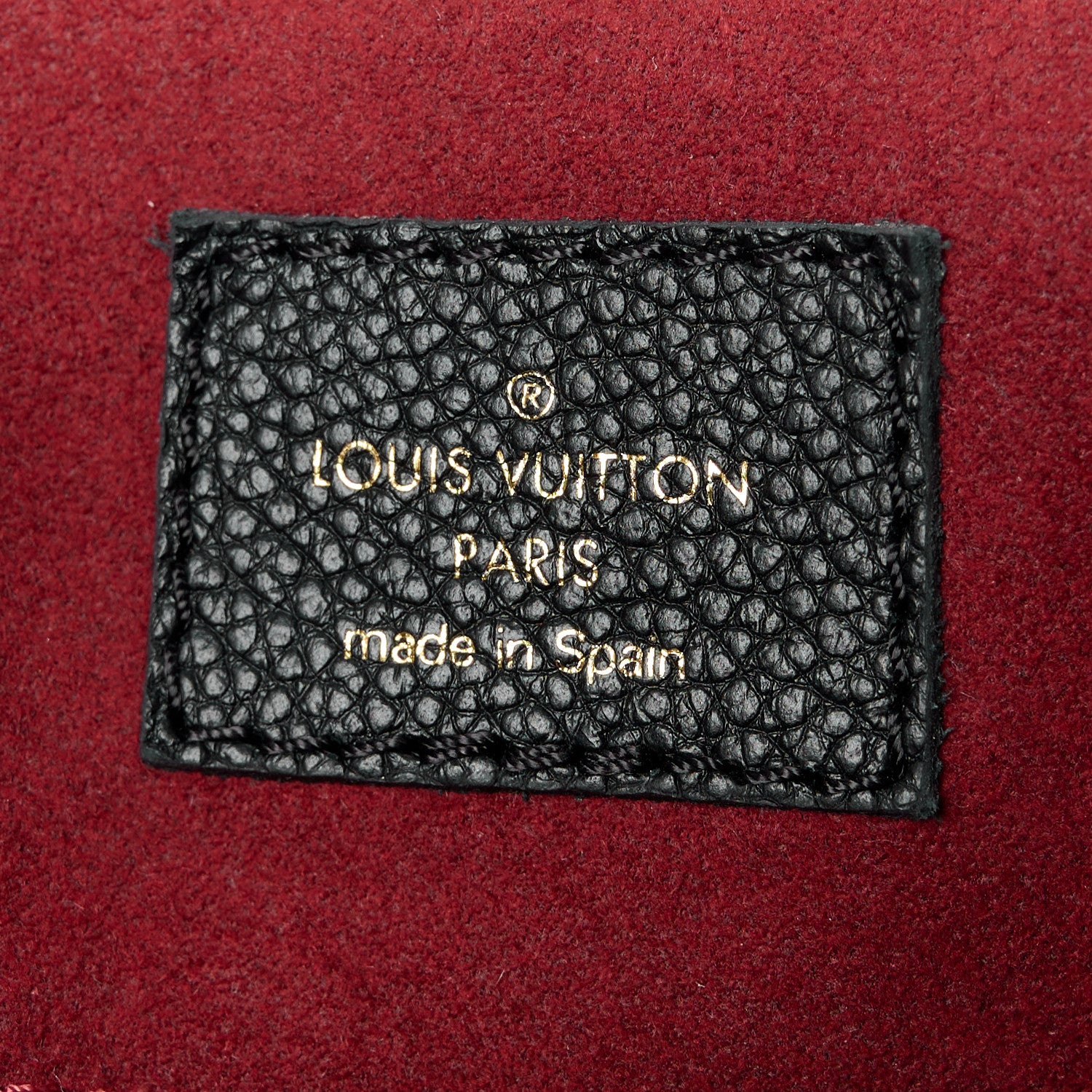 Louis Vuitton Empreinte Monogram Giant Speedy Bandouliere 25 Black Beige 7 of 13