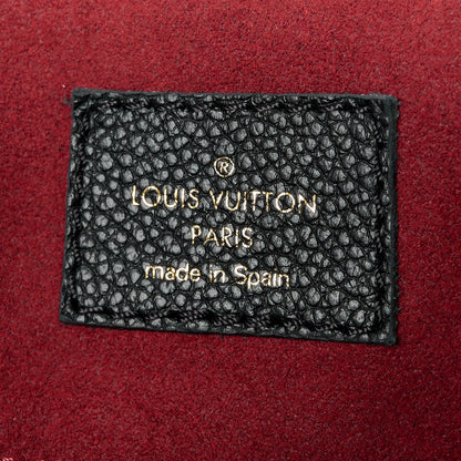 Louis Vuitton Empreinte Monogram Giant Speedy Bandouliere 25 Black Beige 7 of 13