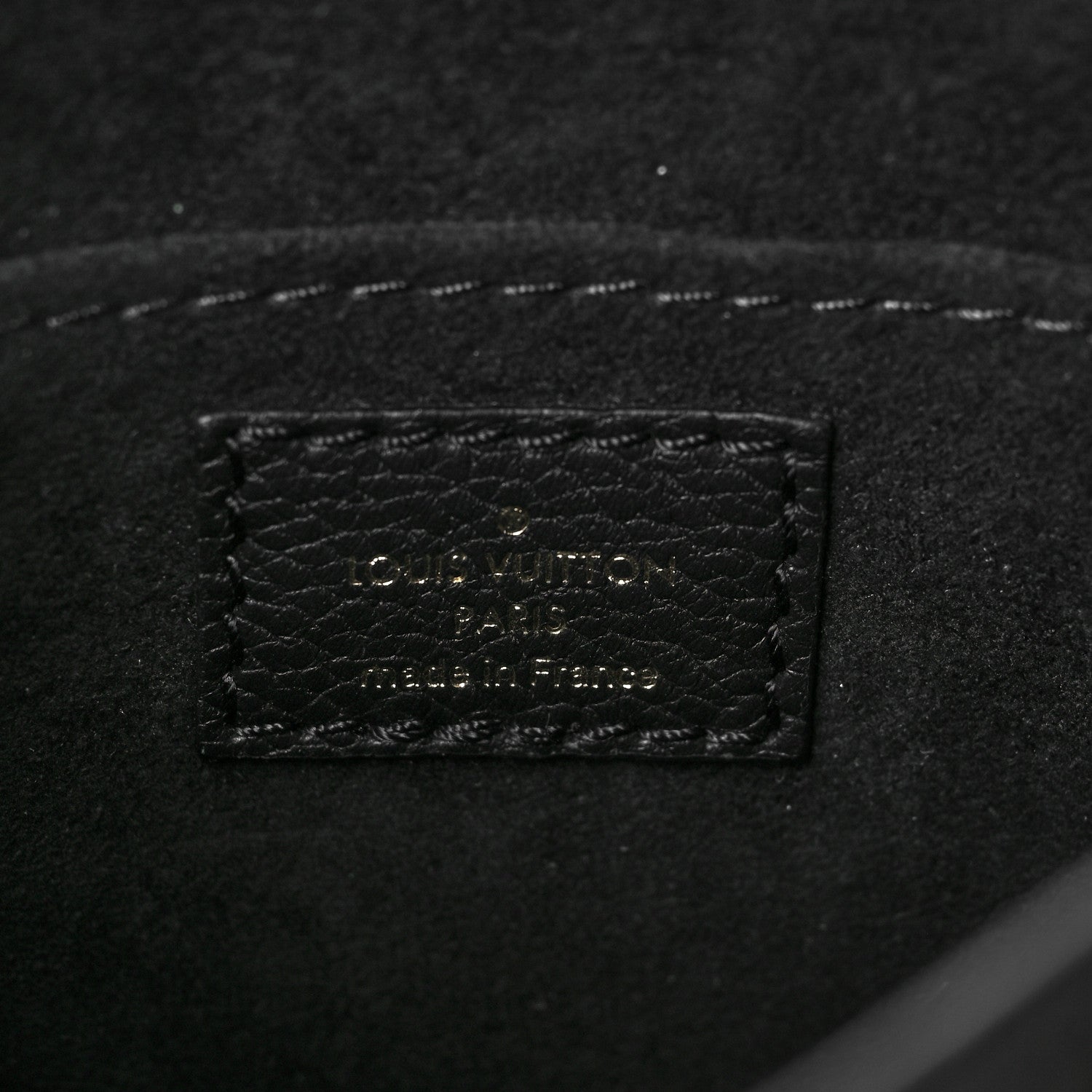 Louis Vuitton Empreinte Monogram Giant Petit Sac Plat Black 6 of 6