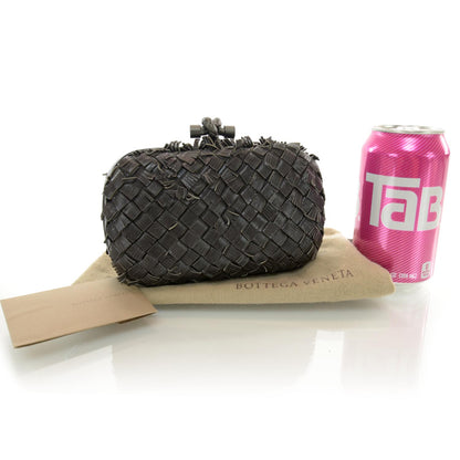 Bottega Veneta Sfrangiato Knot Clutch Nero Black 2 of 6